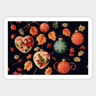 Autumn colors of Christmas #2 Sticker